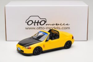 Honda Civic del Sol Spoon Phoenix Yellow Otto 1:18 OT1154 Resina - imagem 6 de 6