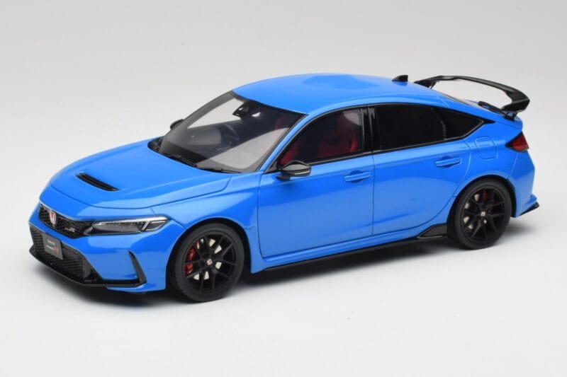 Honda Civic FK8 Type R Boost Azul Pérola Otto 1:18 OT1093 Resina