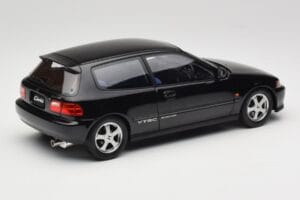Honda Civic SiR II EG6 VTEC Preto LCD 1:18 LCD18018-BL Metal - imagem 3 de 9