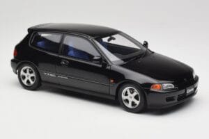 Honda Civic SiR II EG6 VTEC Preto LCD 1:18 LCD18018-BL Metal - imagem 6 de 9
