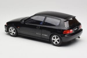 Honda Civic SiR II EG6 VTEC Preto LCD 1:18 LCD18018-BL Metal - imagem 7 de 9