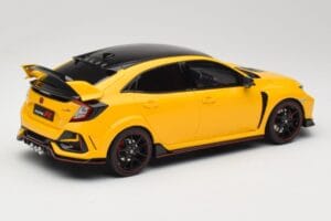 Honda Civic Type R FK8 Euro Spec Amarelo Otto 1:18 OT1111 Resina - imagem 2 de 6