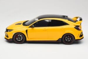 Honda Civic Type R FK8 Euro Spec Amarelo Otto 1:18 OT1111 Resina - imagem 3 de 6