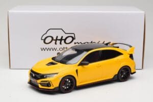 Honda Civic Type R FK8 Euro Spec Amarelo Otto 1:18 OT1111 Resina - imagem 6 de 6