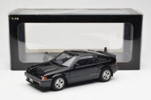 Honda CR-X Si Ballade Sport Preto AUTOart 1:18 73261 Metal - imagem 8 de 8
