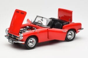 Honda S800 Roadster Vermelho AUTOart 1:18 73276 Metal - imagem 2 de 8