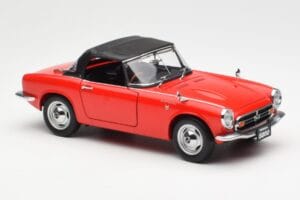 Honda S800 Roadster Vermelho AUTOart 1:18 73276 Metal - imagem 6 de 8