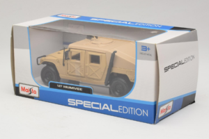 AM General Humvee Military Maisto 1:27 31974 Metal - imagem 3 de 3