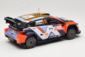 Hyundai i20 N Rally1 #11 Hyundai Shell Mobis WRT T. Neuville / M. Wydaeghe Rally Poland 2024 IXO 1:18 18RMC214 Metal - imagem 2 de 6
