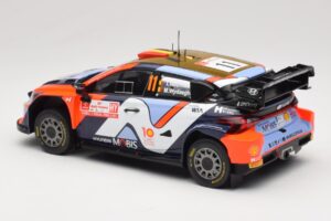 Hyundai i20 N Rally1 #11 Hyundai Shell Mobis WRT T. Neuville / M. Wydaeghe Rally Poland 2024 IXO 1:18 18RMC214 Metal - imagem 4 de 6