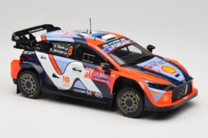 Hyundai i20 N Rally1 #8 Hyundai Shell Mobis WRT O. Tanak / M. Jarveoja Rally Chile 2024 IXO 1:18 18RMC223 Metal - imagem 4 de 6