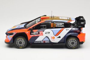 Hyundai i20 N Rally1 WRC Hybrid #11 T. Neuville / M. Wydaeghe Safari Rally Kenya 2024 IXO 1:18 18RMC208 Metal - imagem 3 de 6