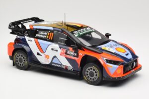 Hyundai i20 N Rally1 WRC Hybrid #11 T. Neuville / M. Wydaeghe Safari Rally Kenya 2024 IXO 1:18 18RMC208 Metal - imagem 4 de 6
