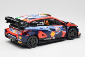 Hyundai i20 N Rally1 WRC #11 T. Neuville / M. Wydaeghe Central European Rally Winner 2023 IXO 1:18 18RMC193 Metal - imagem 2 de 6