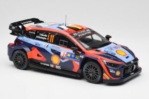 Hyundai i20 N Rally1 WRC #11 T. Neuville / M. Wydaeghe Central European Rally Winner 2023 IXO 1:18 18RMC193 Metal - imagem 4 de 6
