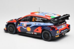 Hyundai i20 N Rally1 WRC #11 T. Neuville / M. Wydaeghe Central European Rally Winner 2023 IXO 1:18 18RMC193 Metal - imagem 5 de 6
