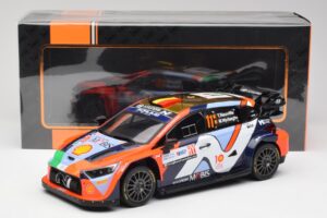 Hyundai i20 N Rally1 #11 T. Neuville / M. Wydaeghe Rally Croatia 2024 IXO 1:18 18RMC203 Metal - imagem 6 de 6