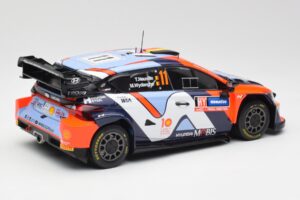 Hyundai i20 N Rally1 #11 T. Neuville / M. Wydaeghe Rally Sweden 2024 IXO 1:18 18RMC201 Metal - imagem 2 de 6