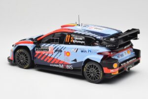 Hyundai i20 N Rally1 WRC #11 T. Neuville / M. Wydaeghe Rally Monte Carlo Winner 2024 IXO 1:18 18RMC194 Metal - imagem 5 de 6