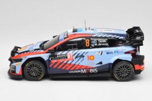 Hyundai i20 N Rally1 WRC #8 O. Tänak / M. Järveoja Rally Monte Carlo Night Version 2024 IXO 1:18 18RMC195 Metal - imagem 3 de 6