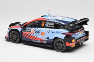 Hyundai i20 N Rally1 WRC #8 O. Tänak / M. Järveoja Rally Monte Carlo Night Version 2024 IXO 1:18 18RMC195 Metal - imagem 5 de 6