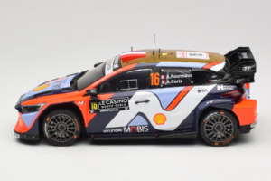 Hyundai i20 N WRC #16 A. Fourmaux / A. Coria Rally Monte Carlo 2025 IXO 1:18 18RMC230A Metal - imagem 3 de 6