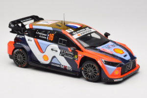 Hyundai i20 N WRC #16 A. Fourmaux / A. Coria Rally Monte Carlo 2025 IXO 1:18 18RMC230A Metal - imagem 4 de 6