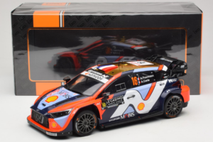 Hyundai i20 N WRC #16 A. Fourmaux / A. Coria Rally Monte Carlo 2025 IXO 1:18 18RMC230A Metal - imagem 6 de 6