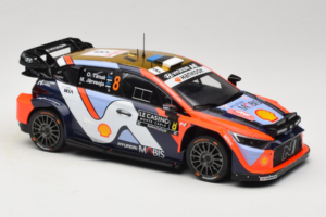 Hyundai i20 N WRC #16 A. Fourmaux / A. Coria Rally Monte Carlo Night Version 2025 IXO 1:18 18RMC230B Metal - imagem 4 de 6