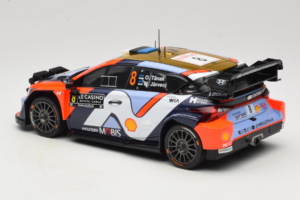 Hyundai i20 N WRC #16 A. Fourmaux / A. Coria Rally Monte Carlo Night Version 2025 IXO 1:18 18RMC230B Metal - imagem 5 de 6