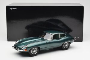Jaguar E-Type 3.8 Series 1 Verde Escuro Kyosho 1:18 08954DG Metal - imagem 8 de 8