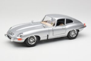 Jaguar E-Type Series 1 Prata Bburago 1:18 3018-M2 Metal