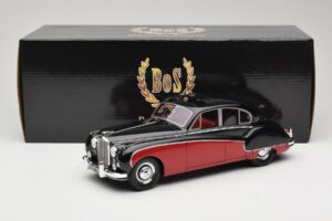 Jaguar Mk VIII Preto & Vermelho Escuro BoS Models 1:18 BOS408 Resina - imagem 6 de 6