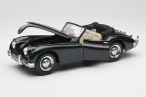 Jaguar XK140 Drophead Coupe Preto Sun Star 1:18 2802 Metal - imagem 2 de 8