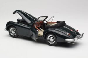 Jaguar XK140 Drophead Coupe Preto Sun Star 1:18 2802 Metal - imagem 5 de 8