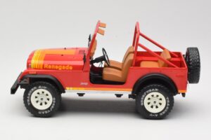 Jeep CJ-7 Renegade Vermelho MCG 1:18 MCG18110 Metal - imagem 3 de 6