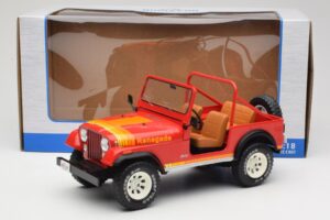 Jeep CJ-7 Renegade Vermelho MCG 1:18 MCG18110 Metal - imagem 6 de 6