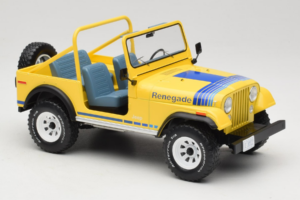Jeep CJ-7 Renegade Amarelo MCG 1:18 MCG18552 Metal - imagem 4 de 6