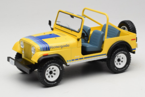 Jeep CJ-7 Renegade Amarelo MCG 1:18 MCG18552 Metal