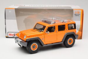 Jeep Rescue Concept Laranja Maisto 1:18 36699 Metal - imagem 8 de 8