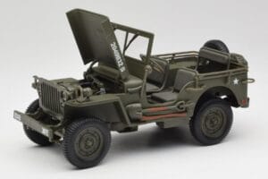 Jeep Willys Verde Militar Gate 1:18 1061 Metal - imagem 2 de 8