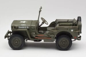 Jeep Willys Verde Militar Gate 1:18 1061 Metal - imagem 4 de 8