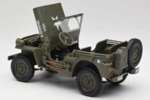 Jeep Willys Verde Militar Gate 1:18 1061 Metal - imagem 5 de 8