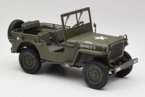 Jeep Willys Verde Militar Gate 1:18 1061 Metal - imagem 6 de 8