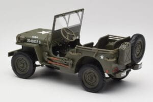 Jeep Willys Verde Militar Gate 1:18 1061 Metal - imagem 7 de 8