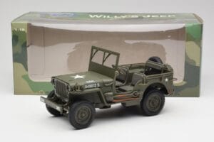 Jeep Willys Verde Militar Gate 1:18 1061 Metal - imagem 8 de 8