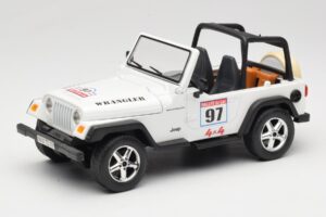 Jeep Wrangler Rallye #97 Bege Solido 1:18 9012 Metal