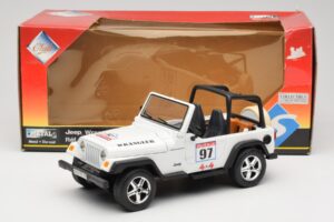 Jeep Wrangler Rallye #97 Bege Solido 1:18 9012 Metal - imagem 6 de 6