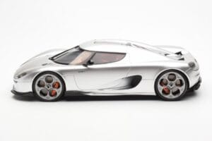 Koenigsegg CC850 Moon Silver GT Spirit 1:18 GT452 Resina - imagem 3 de 6
