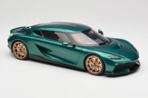 Koenigsegg Gemera Racing Green GT Spirit 1:18 GT888 Resina - imagem 4 de 5
